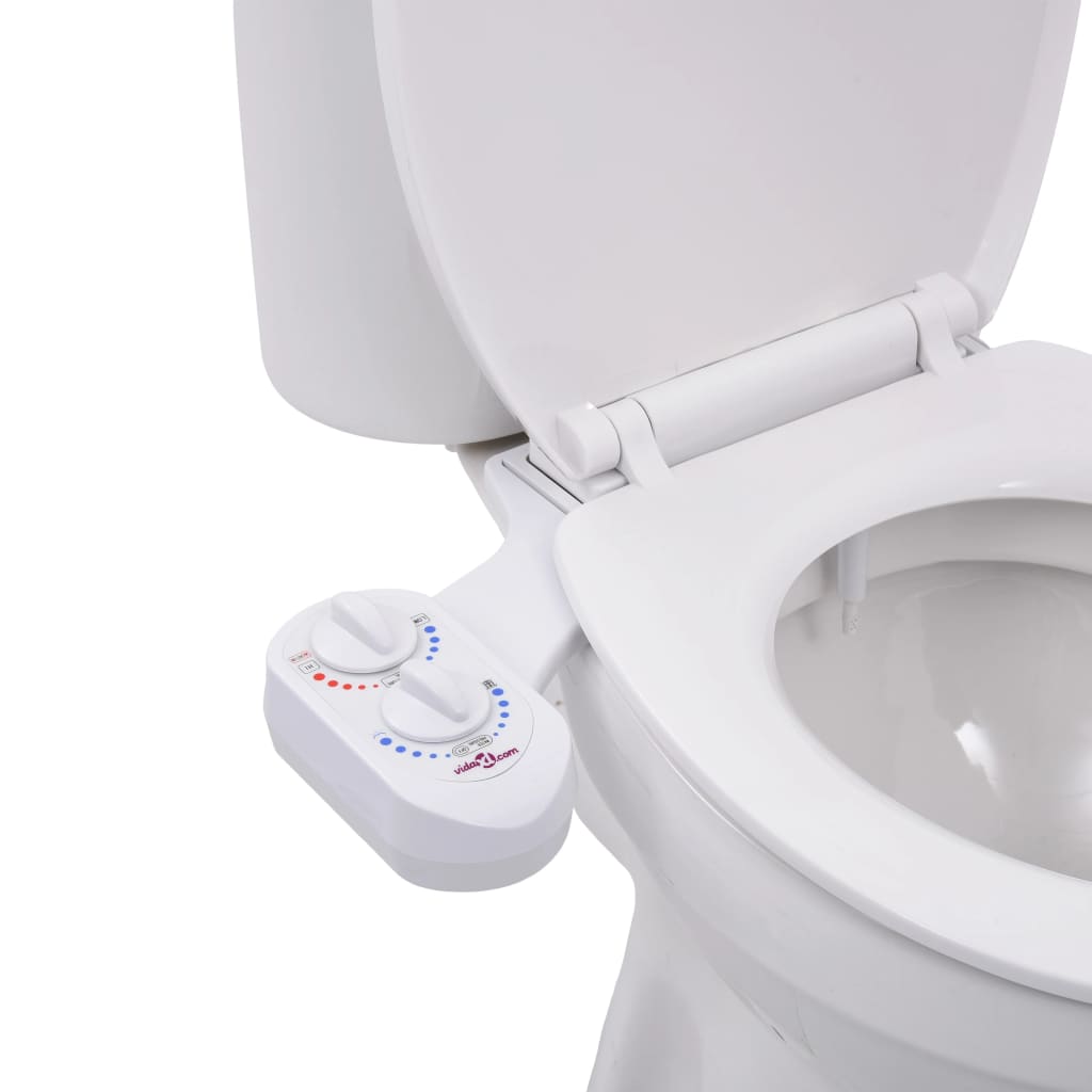 Bidetaansluiting Voor Toiletbril Warm/Koud Water Enkel Mondstuk