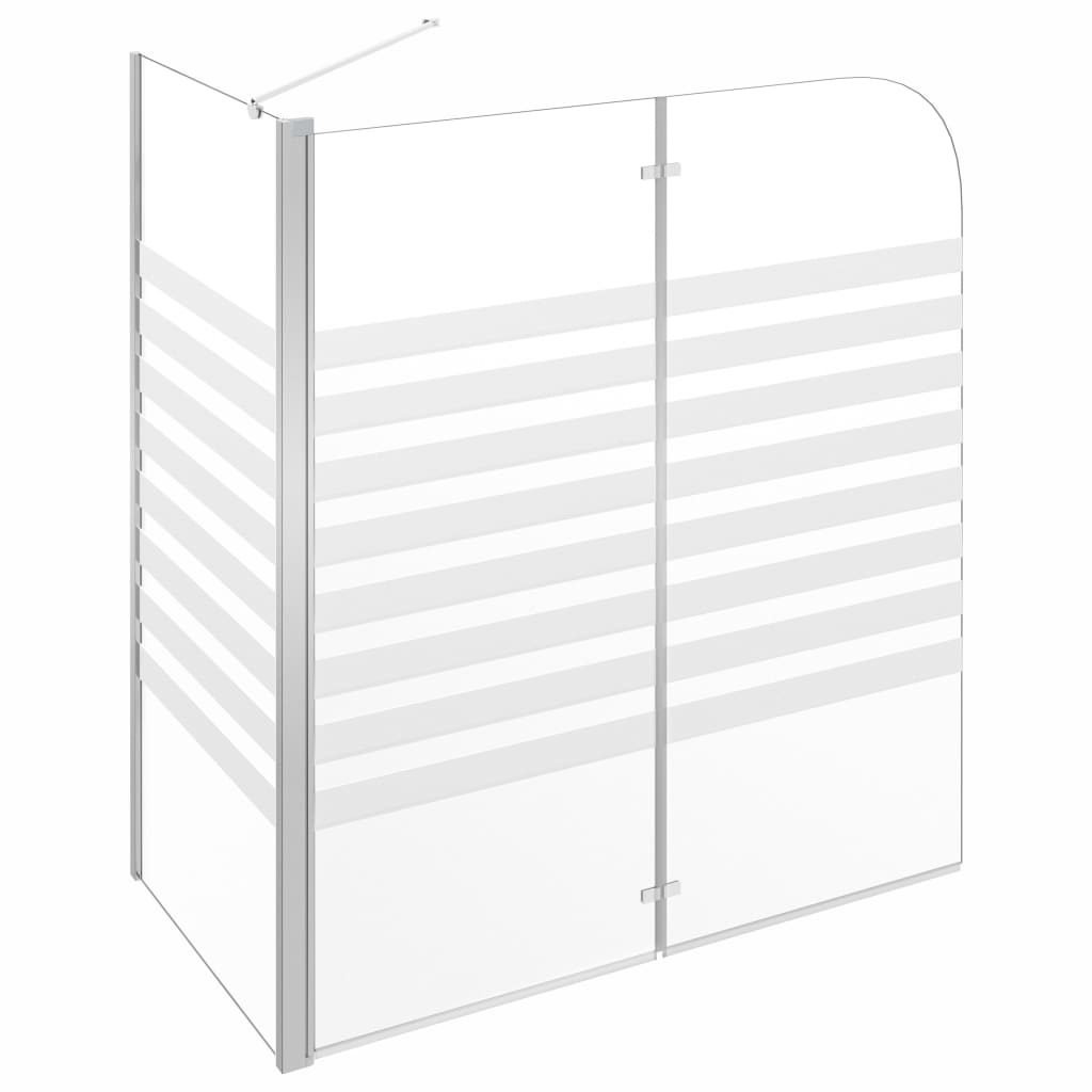 Badwand 120X68X130 Cm Gehard Glas