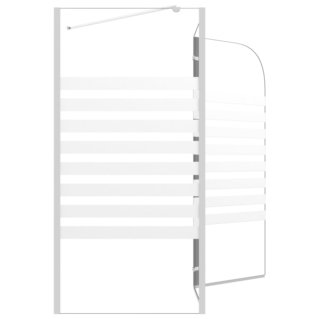 Badwand 120X68X130 Cm Gehard Glas