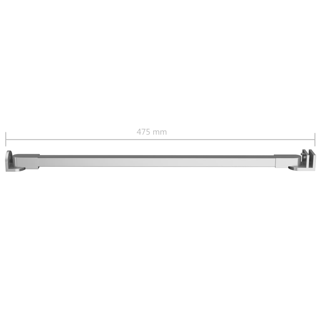 Stabilisatiestang Voor Badwand 47,5 Cm Roestvrij Staal