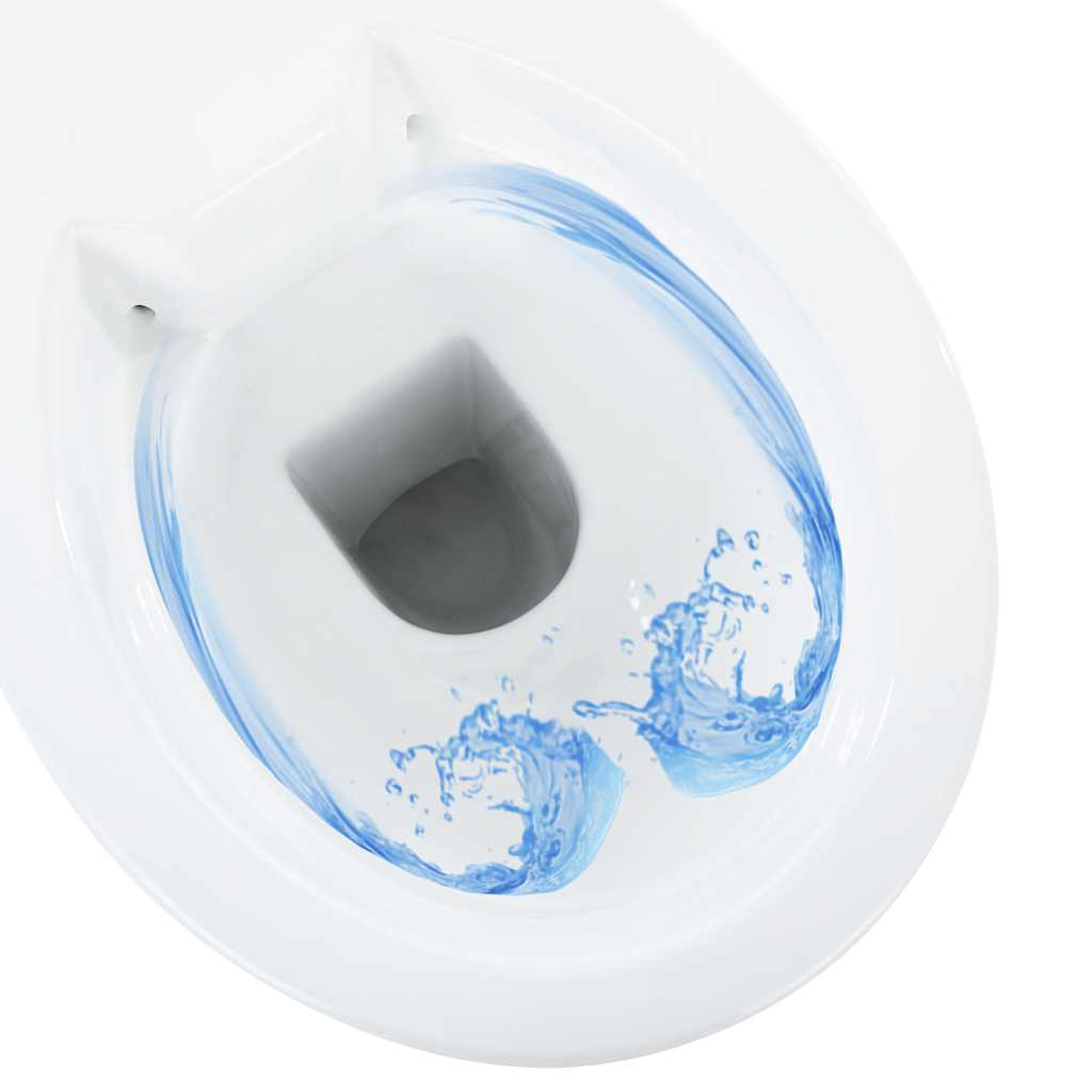 Randloos Toilet 7 Cm Extra Hoogte Soft-Close Keramiek