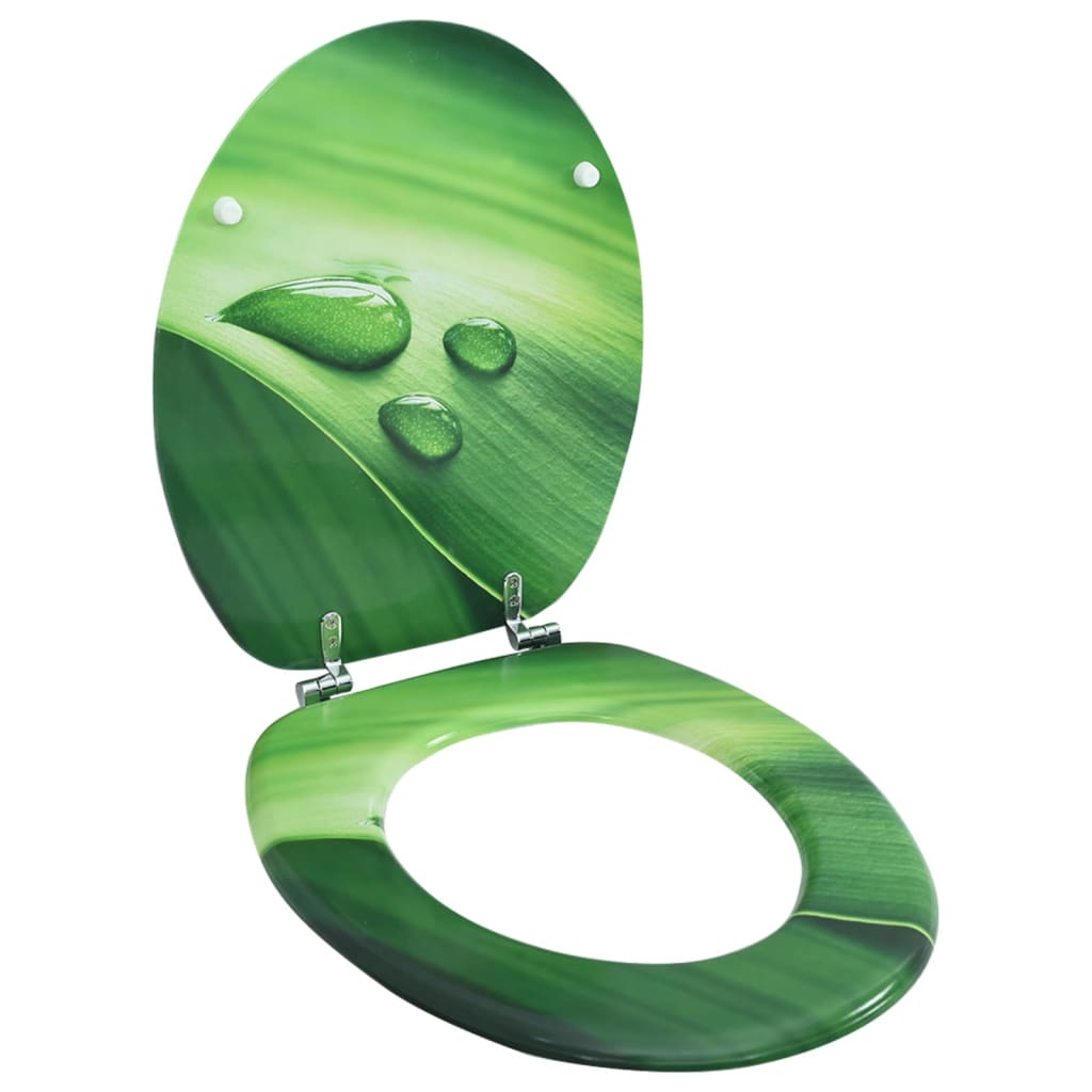 Toiletbrillen Met Deksel 2 St Mdf