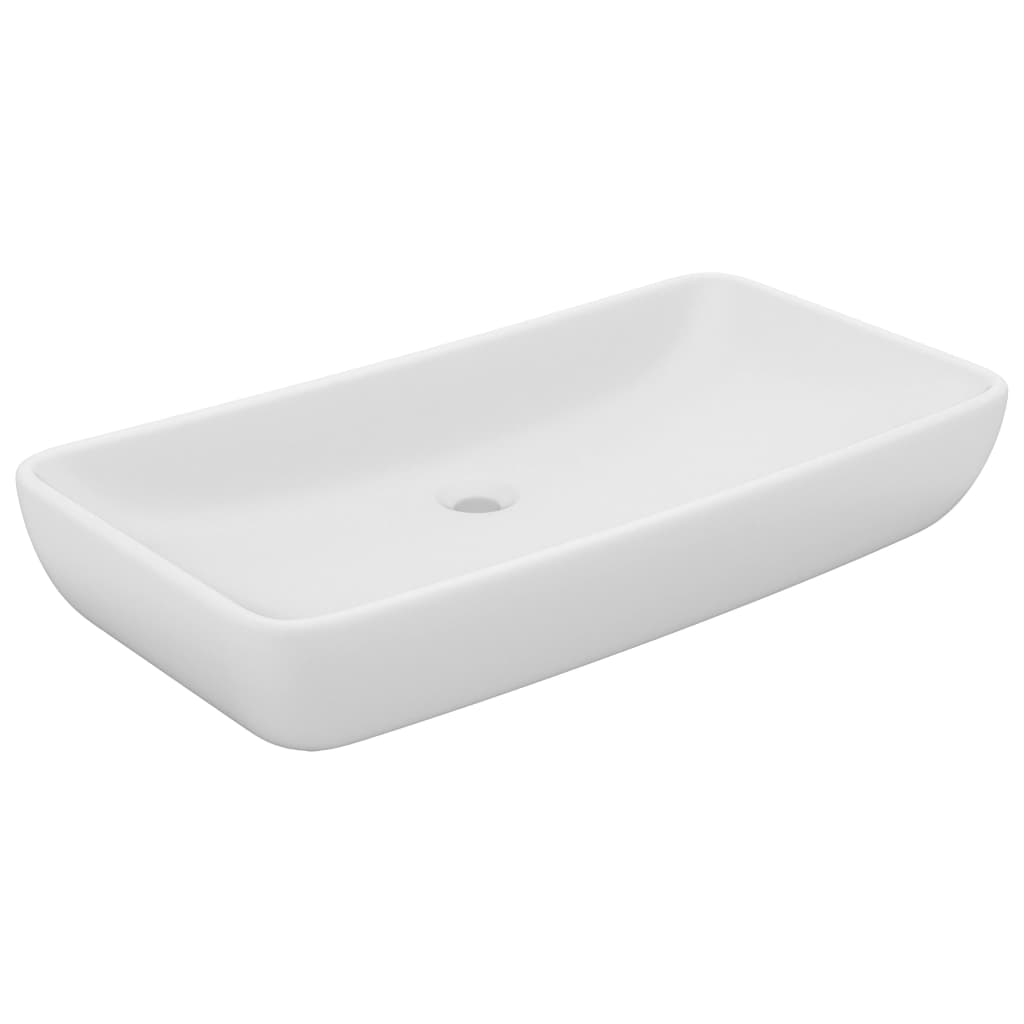 Wastafel Rechthoekig 71X38 Cm Keramiek