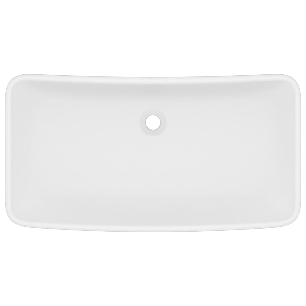Wastafel Rechthoekig 71X38 Cm Keramiek