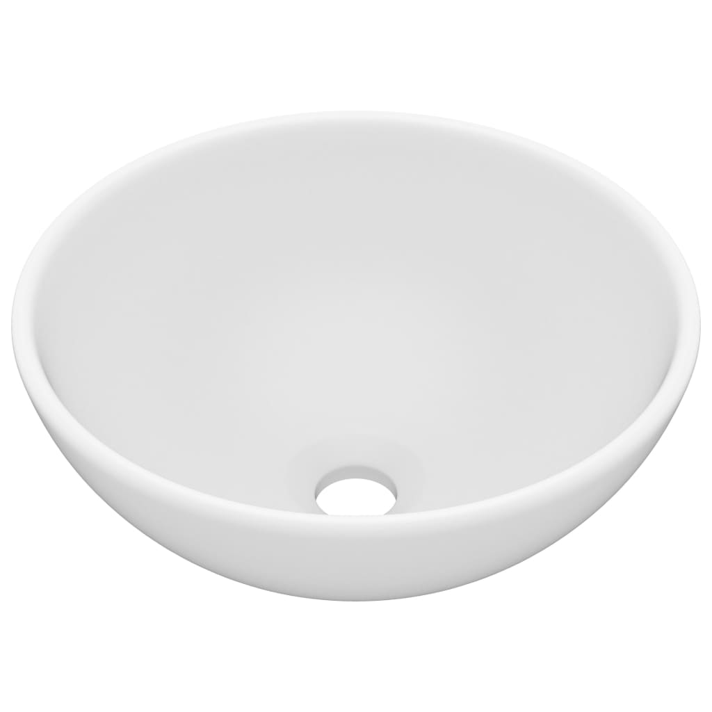 Wastafel Rond 32,5X14 Cm Keramiek
