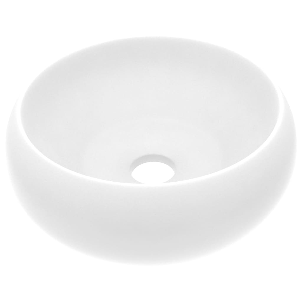 Wastafel Rond 40X15 Cm Keramiek