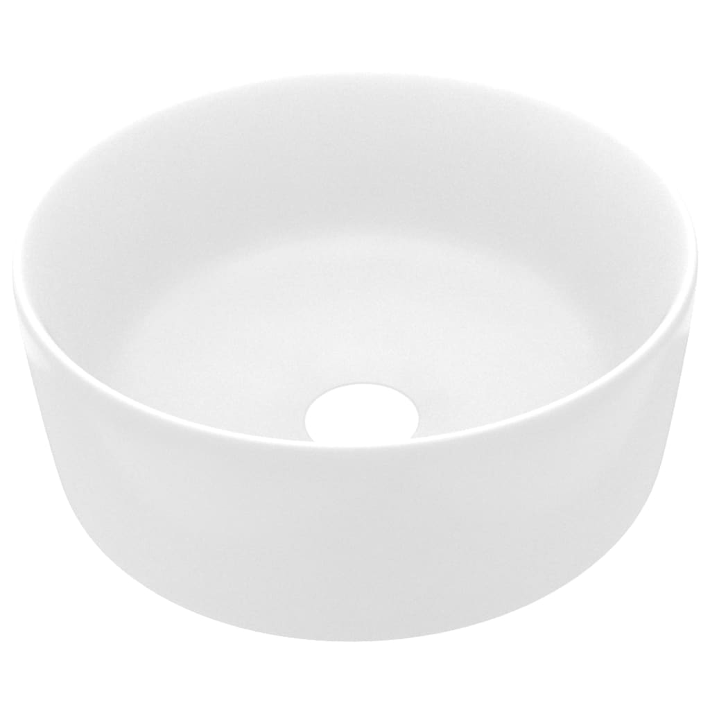 Wastafel Rond 40X15 Cm Keramiek