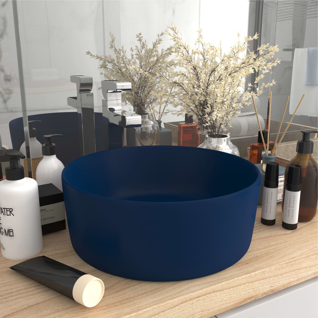 Wastafel Rond 40X15 Cm Keramiek