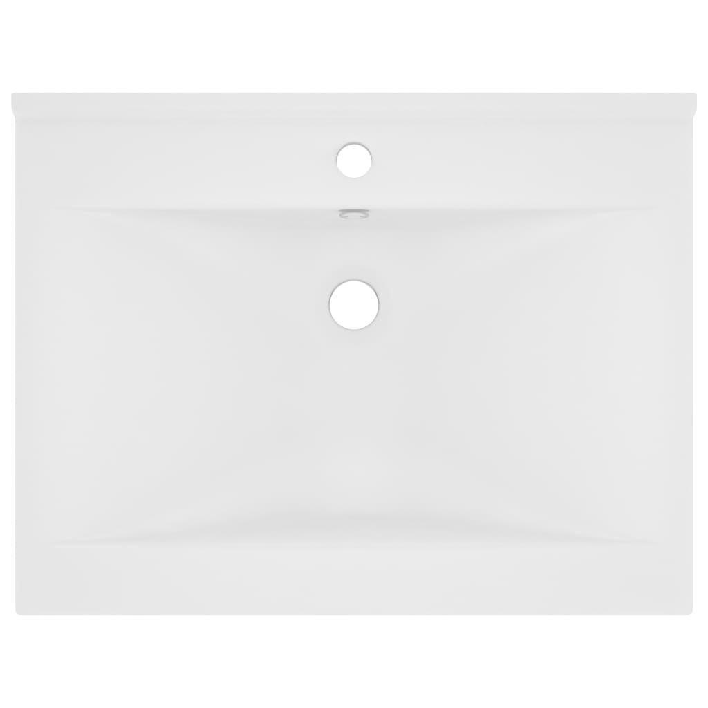 Wastafel Met Kraangat 60X46 Cm Keramiek