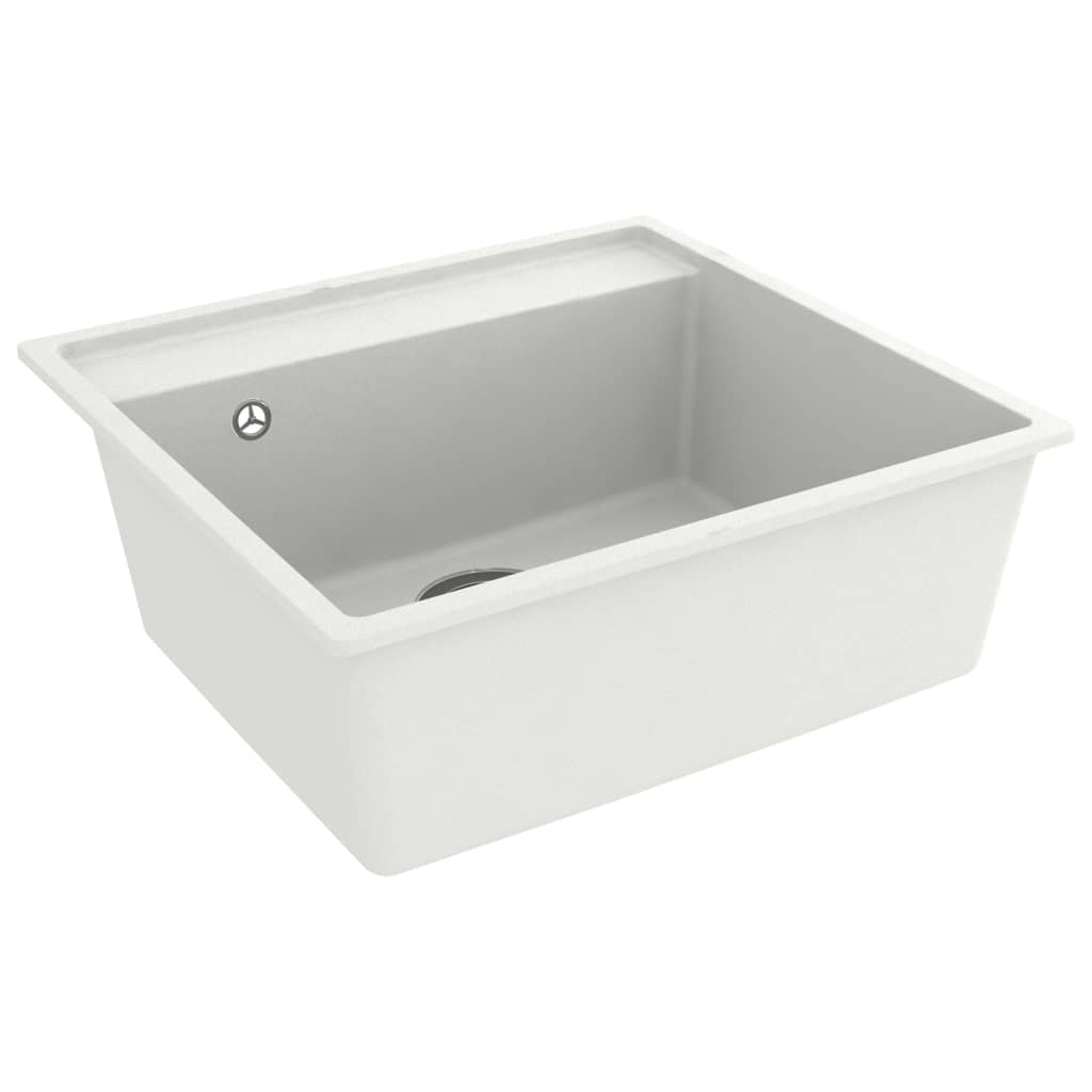 Gootsteen Met Overloopgat Graniet