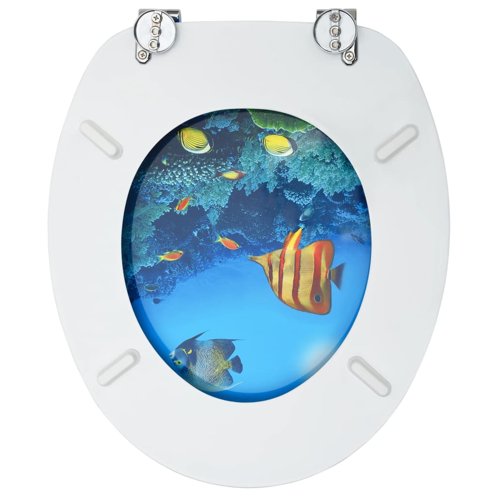 Toiletbrillen Met Deksel 2 St Mdf