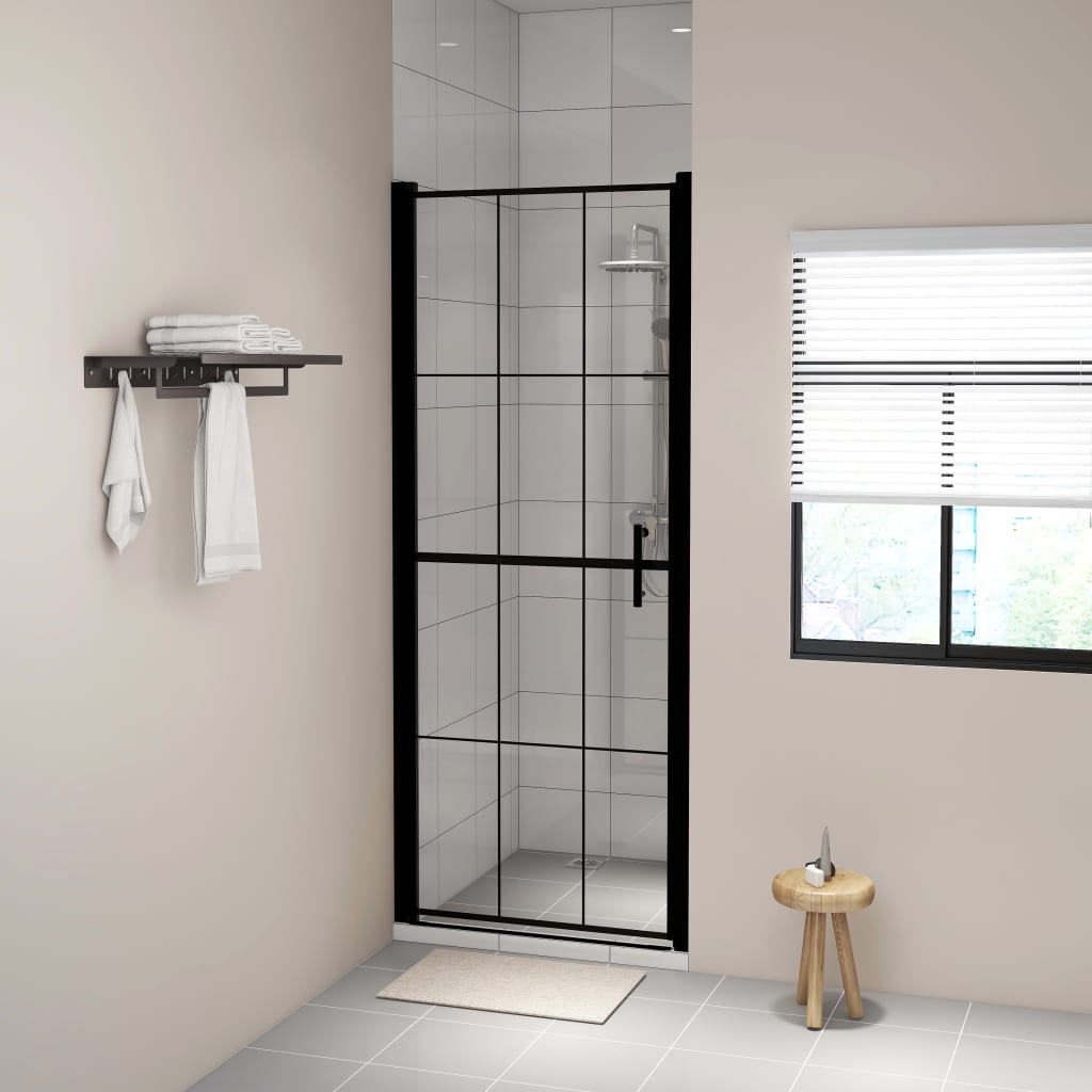 Douchedeur Gehard Glas Zwart