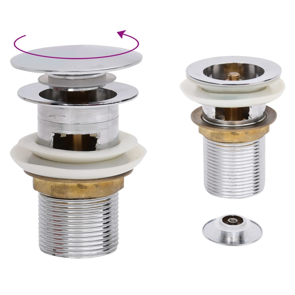 Afvoer Pop-Up Met Overloop 6,4X6,4X9,1 Cm Kleurig