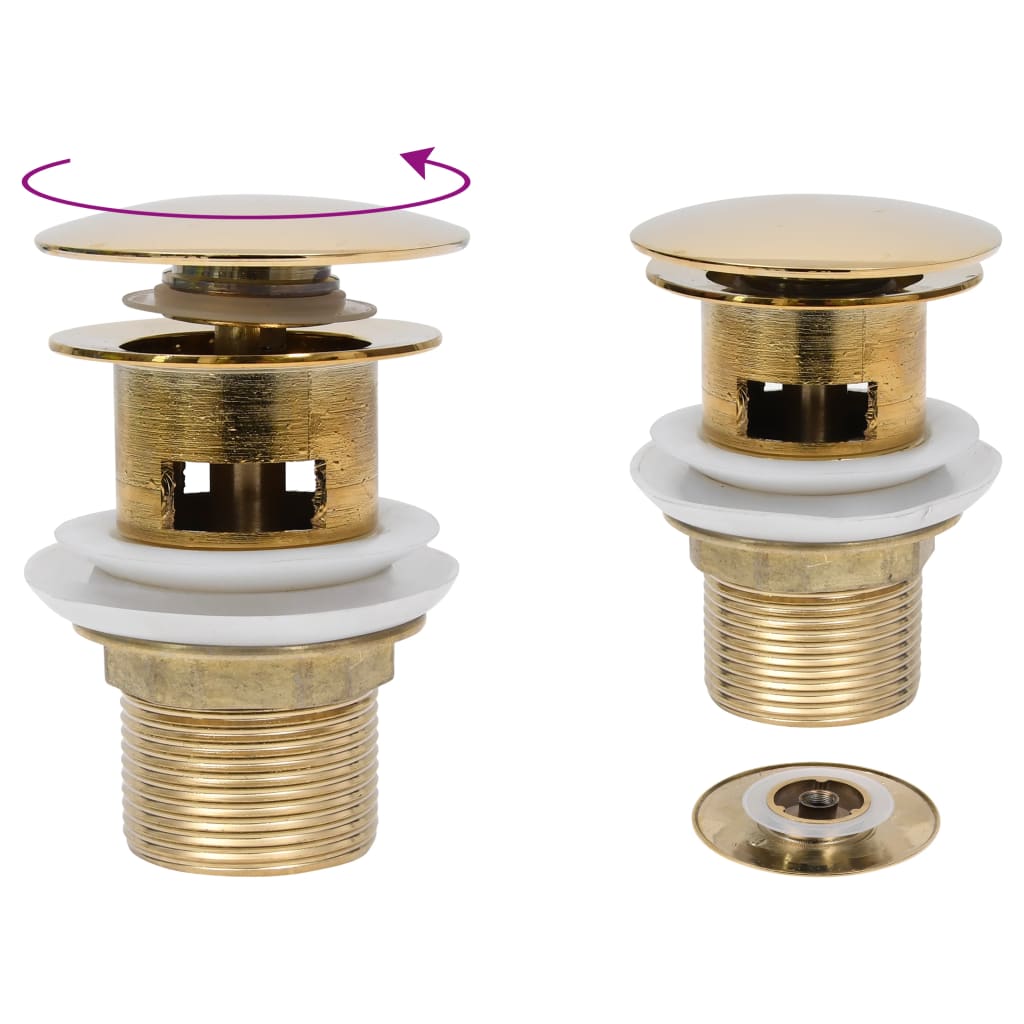 Afvoer Pop-Up Met Overloop 6,4X6,4X9,1 Cm Kleurig