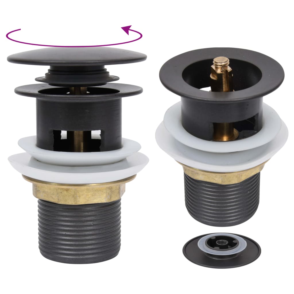 Afvoer Pop-Up Met Overloop 6,4X6,4X9,1 Cm Kleurig