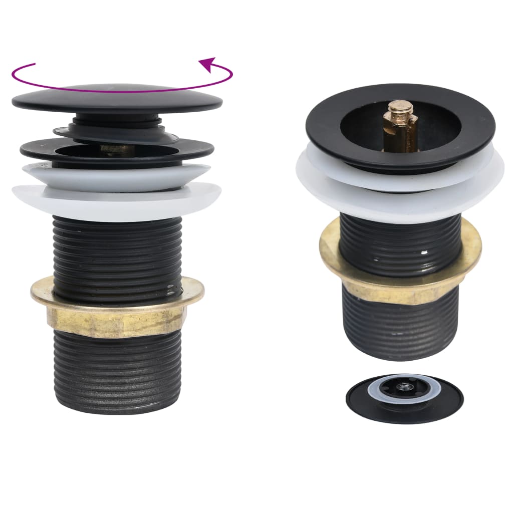 Afvoer Pop-Up Met Overloop 6,4X6,4X9,1 Cm Kleurig