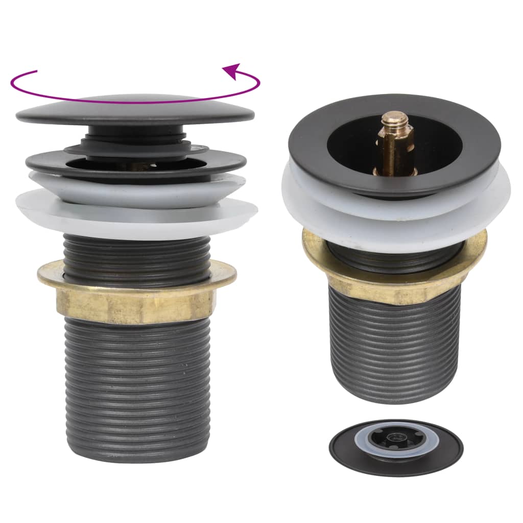Afvoer Pop-Up Met Overloop 6,4X6,4X9,1 Cm Kleurig