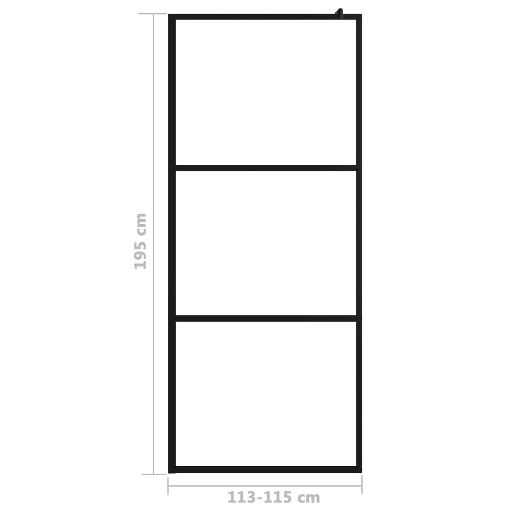 Inloopdouchewand Esg-Glas