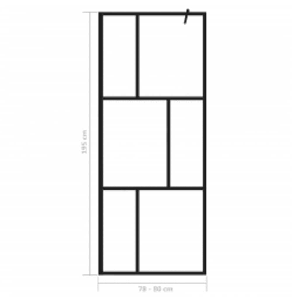 Inloopdouchewand Gehard Glas