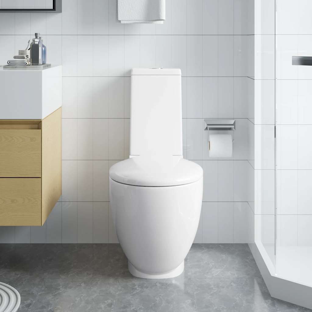 Toilet Rond Afvoer Onder Keramiek