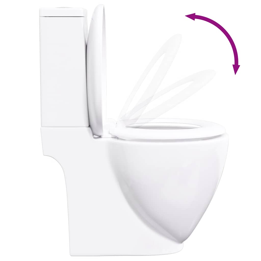 Toilet Rond Afvoer Onder Keramiek