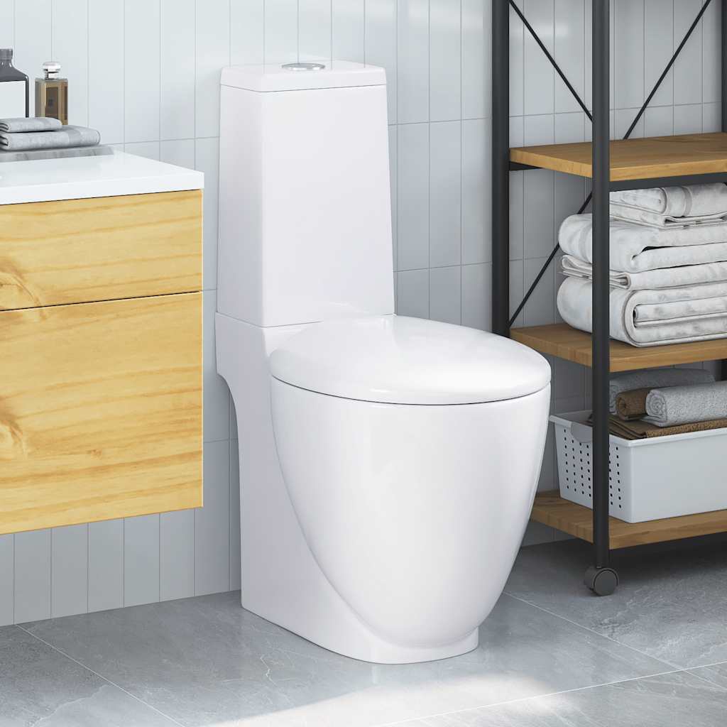 Toilet Rond Afvoer Onder Keramiek
