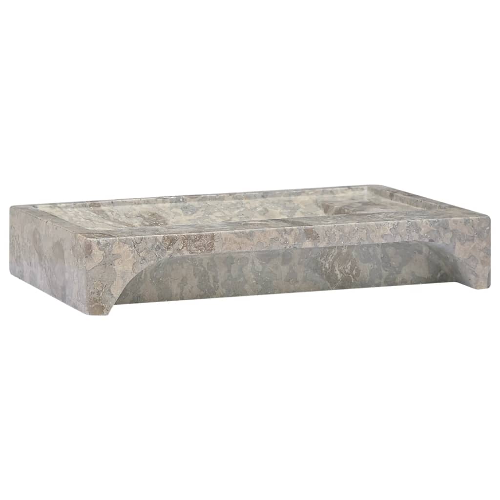 Gootsteen 58X39X10 Cm Marmer Grijs