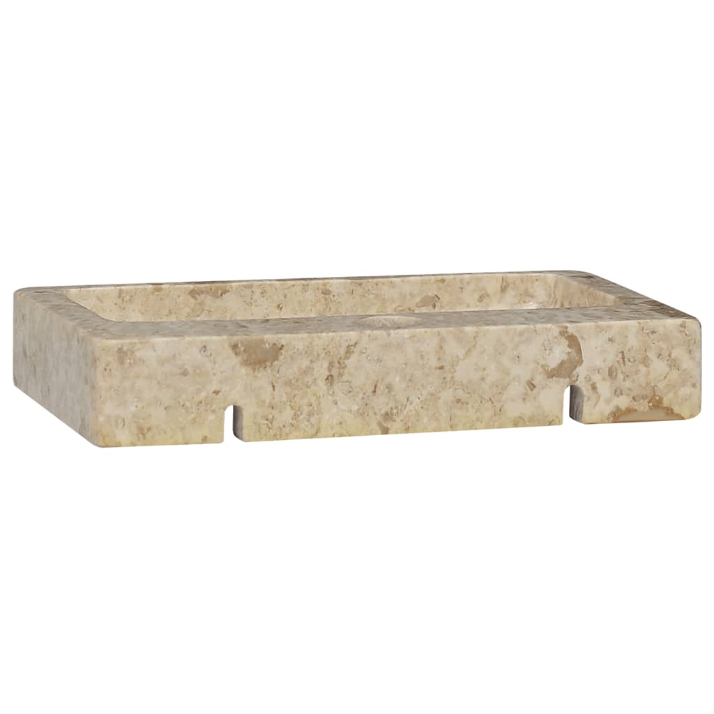 Wastafel Wandgemonteerd 38X24X6,5 Cm Marmer Kleurig