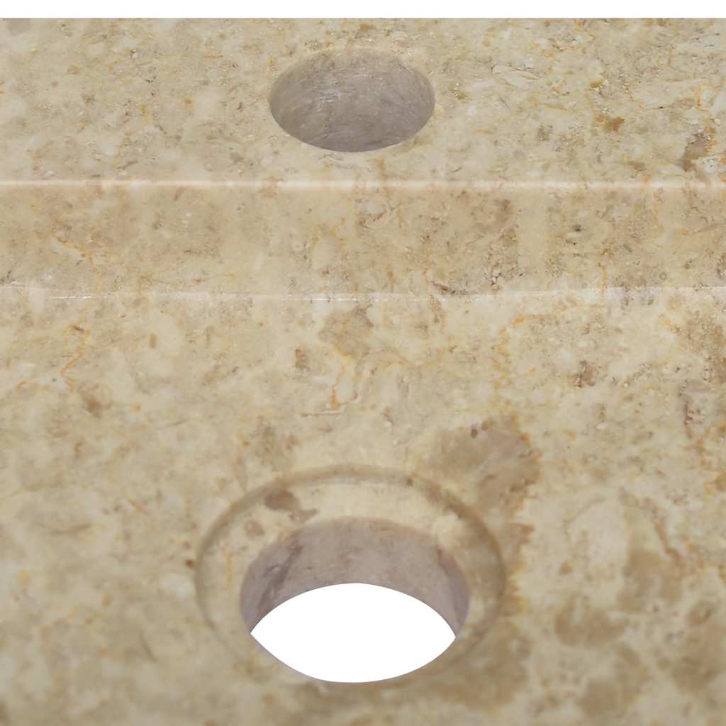 Wastafel Wandgemonteerd 38X24X6,5 Cm Marmer Kleurig