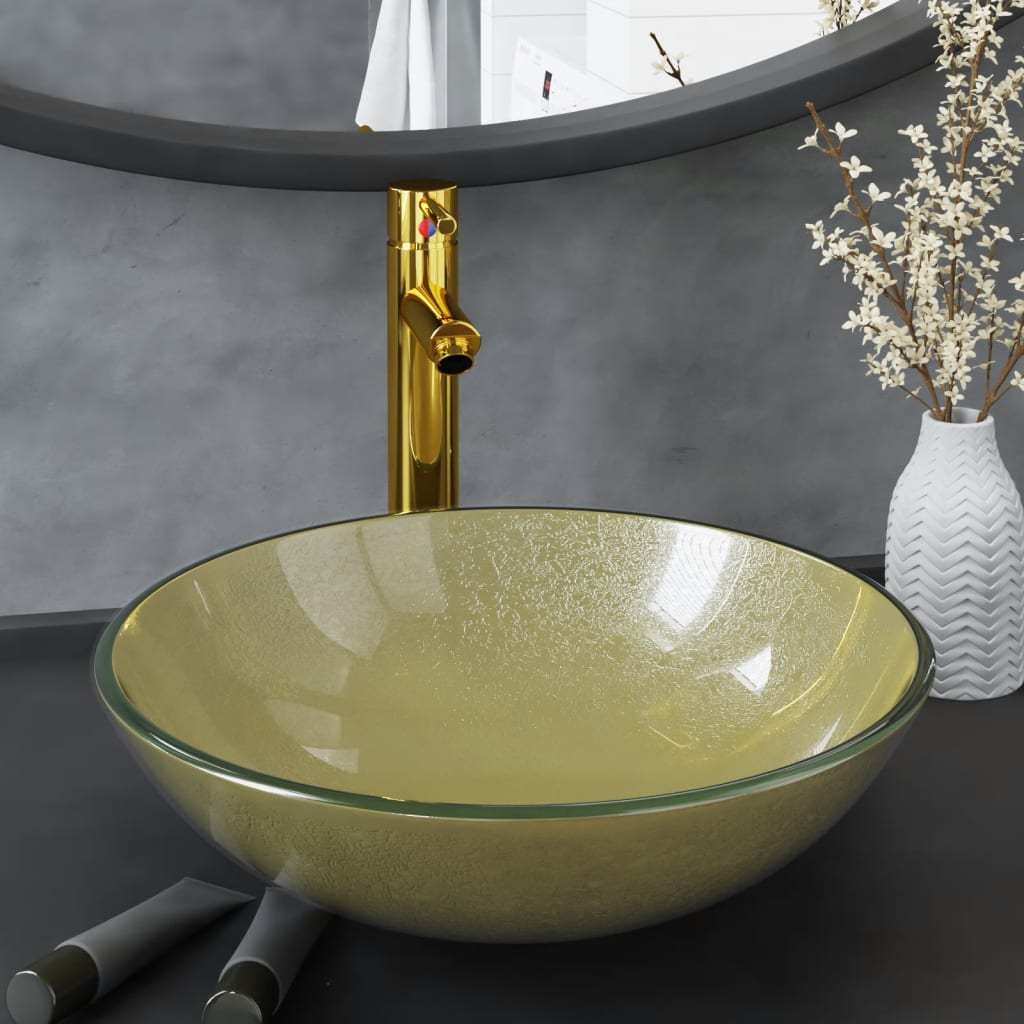 Wasbak Gehard Glas 42 Cm Transparant
