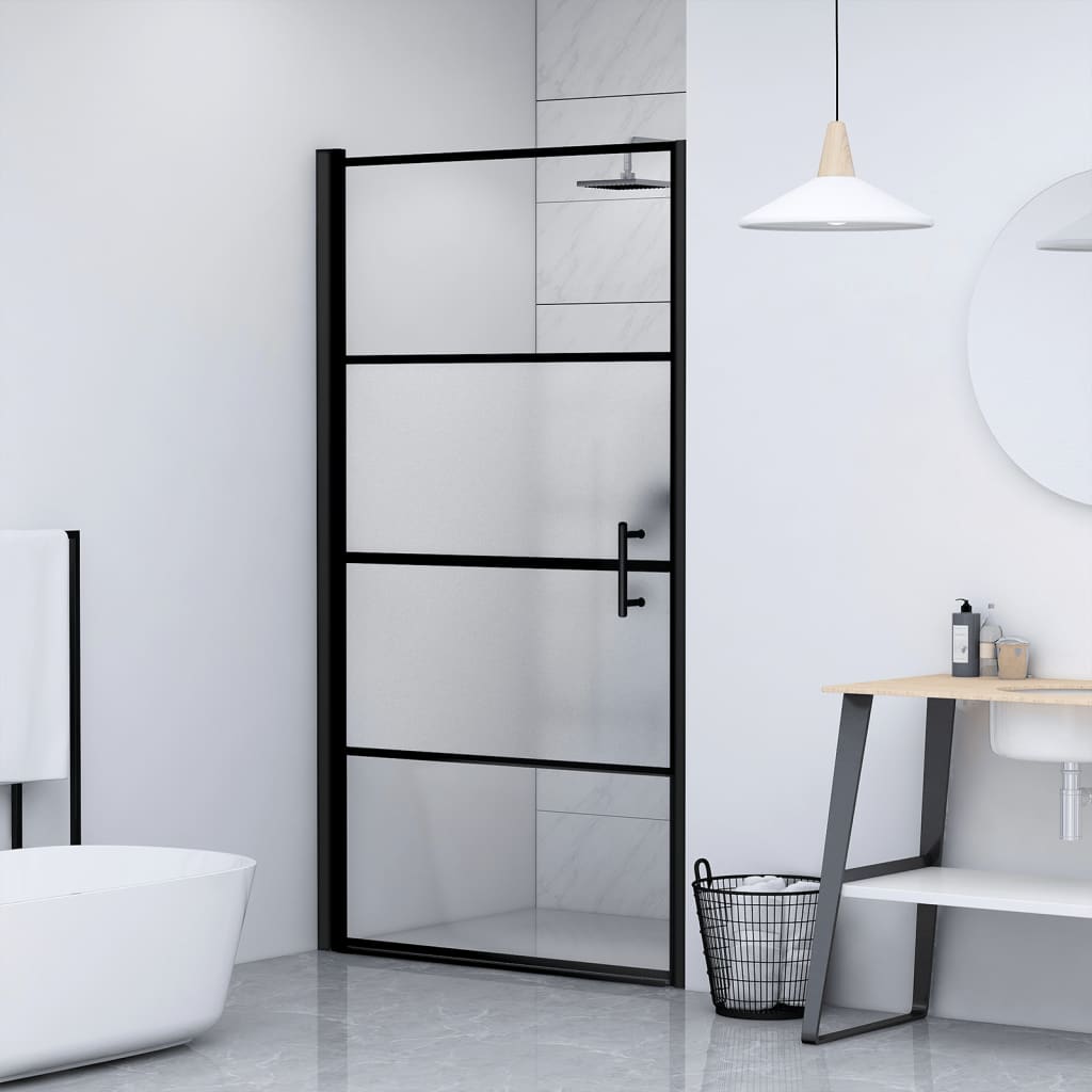 Douchedeur Gehard Glas Zwart