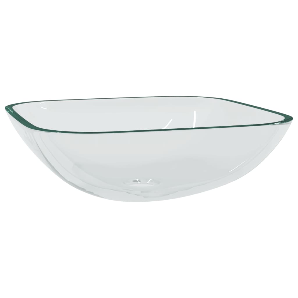 Wasbak 42X42X14 Cm Glas Transparant