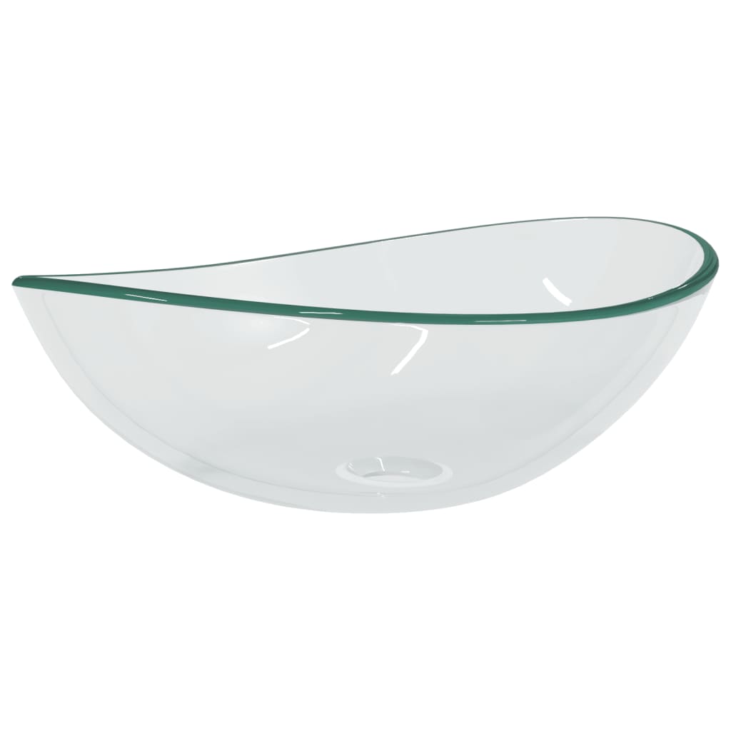 Wasbak 54,5X35X15,5 Cm Gehard Glas Transparant