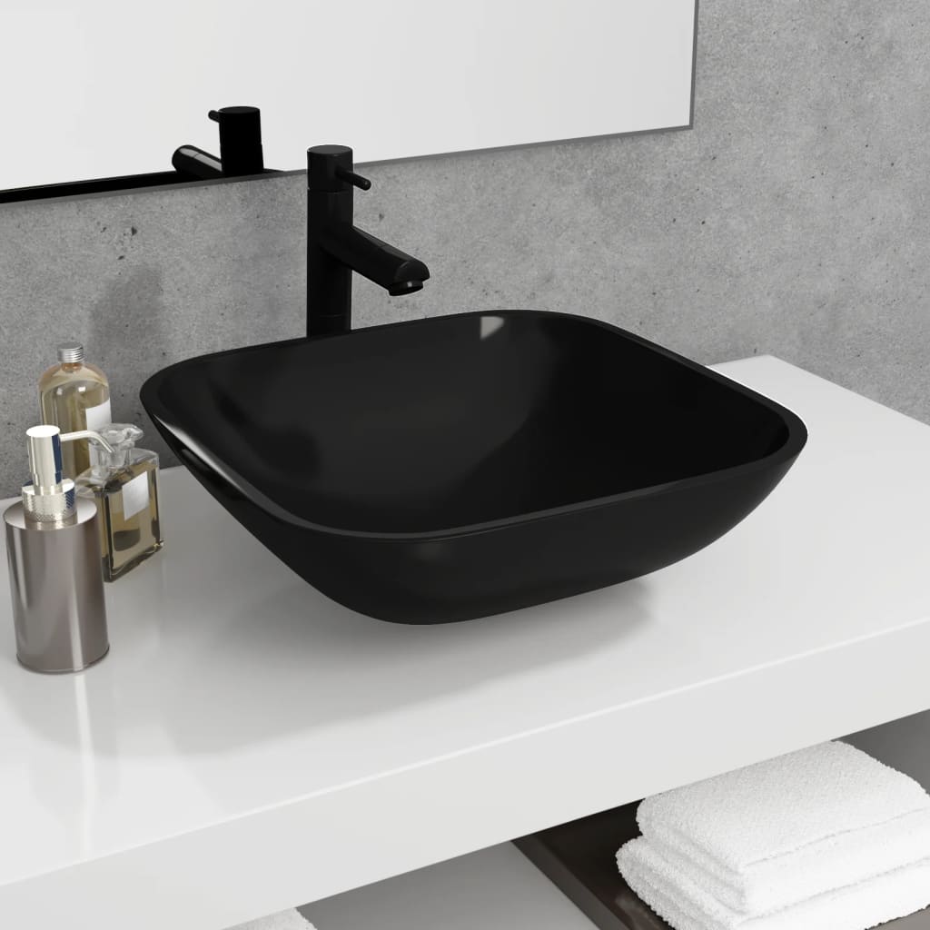 Wasbak 42X42X14 Cm Glas Transparant