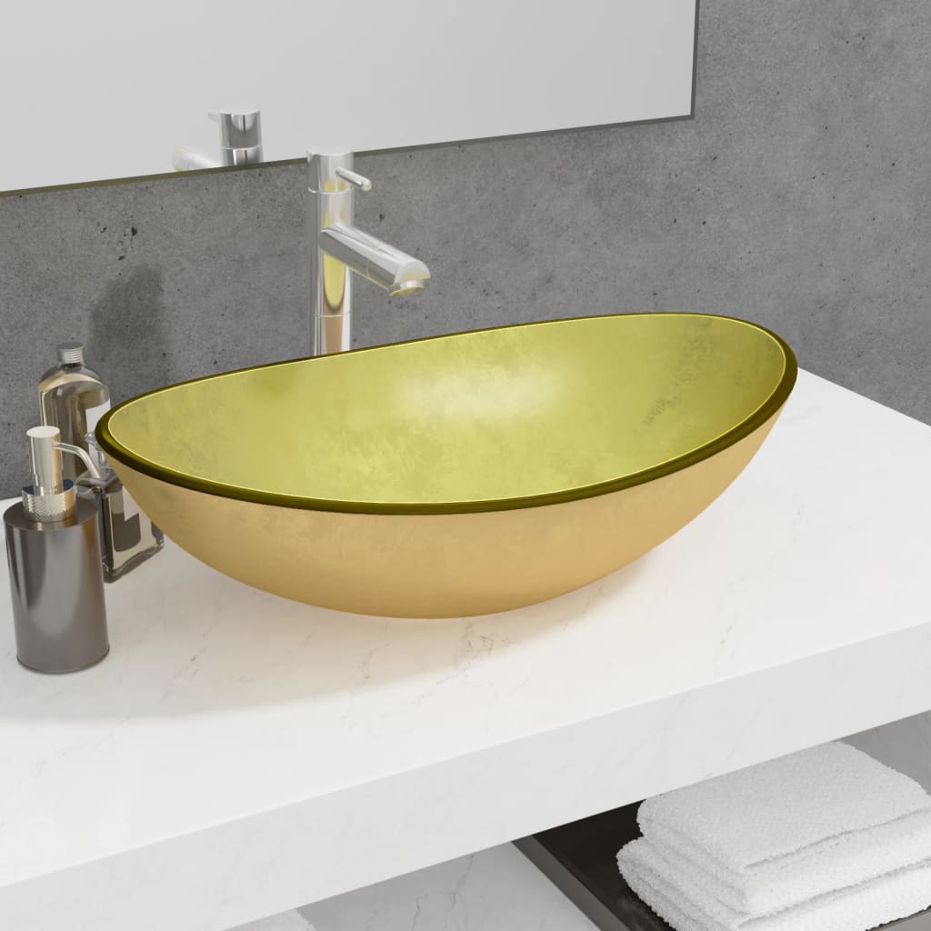 Wasbak 54,5X35X15,5 Cm Gehard Glas Transparant