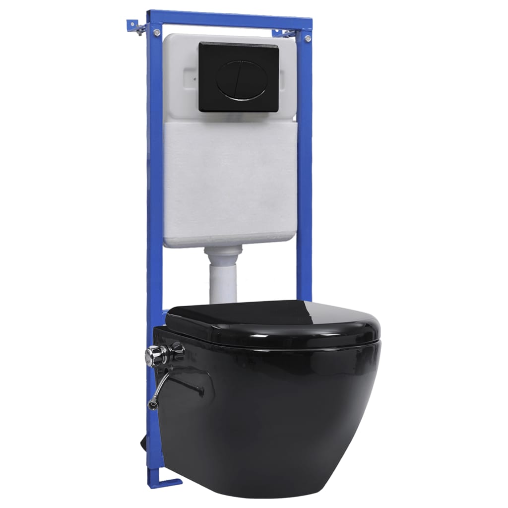 Hangend Toilet Randloos Met Verborgen Stortbak Keramiek