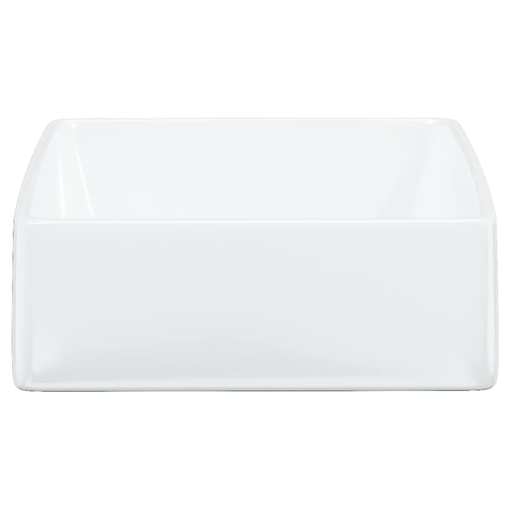 Wasbak 37X37X13 Cm Vierkant Keramiek Wit
