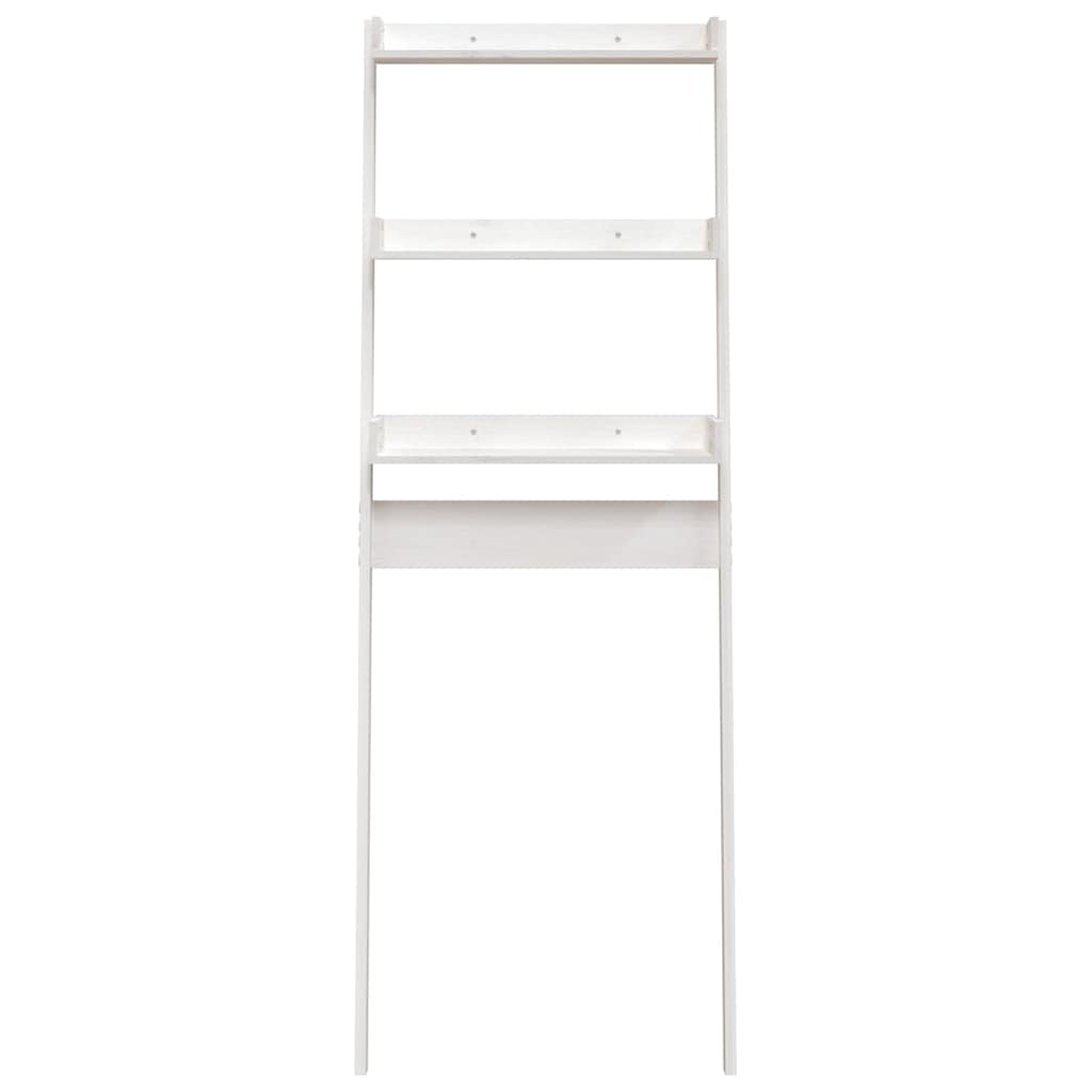 Toiletrek 63,5X32X179 Cm Massief Grenenhout Wit