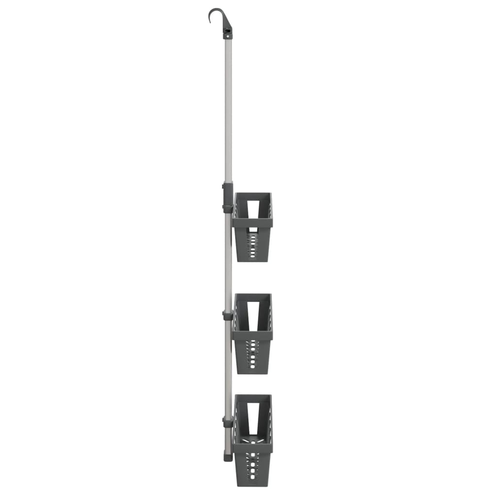 Doucherek 30X15X(67-105) Cm Aluminium