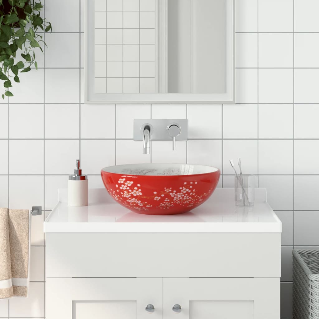Opzetwasbak Rond Φ41X14 Cm Keramiek