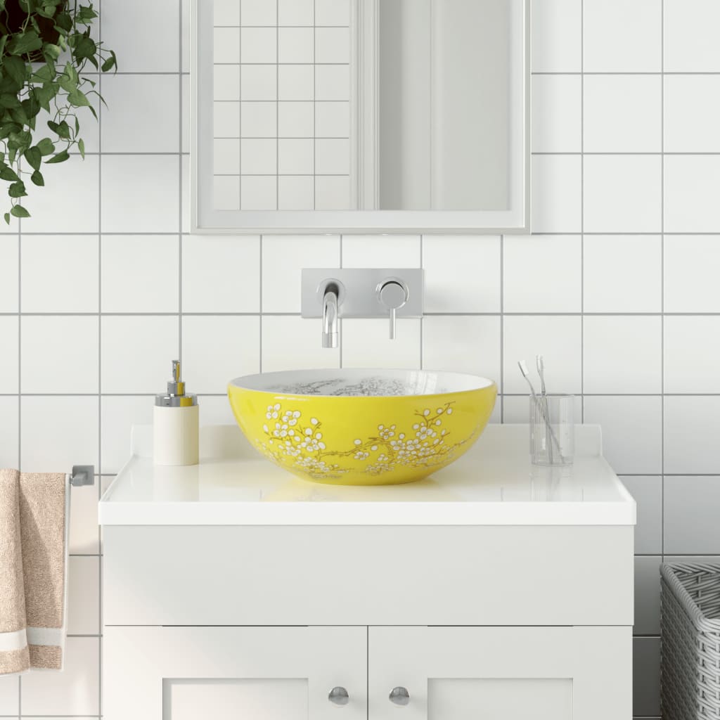 Opzetwasbak Rond Φ41X14 Cm Keramiek