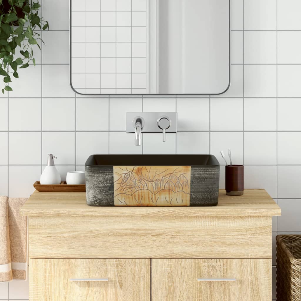 Opzetwasbak Rechthoekig 46X35,5X13 Cm Keramiek