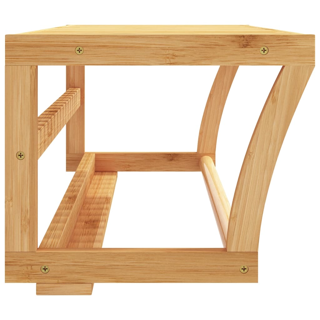 Handdoekenrek Wandgemonteerd 60X25X20 Cm Bamboe