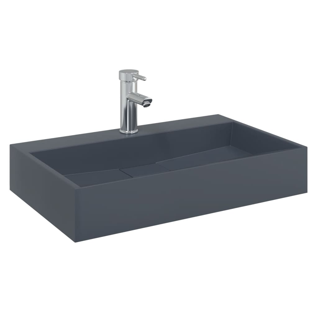 Wastafel Mineraal Gegoten/Marmer Gegoten