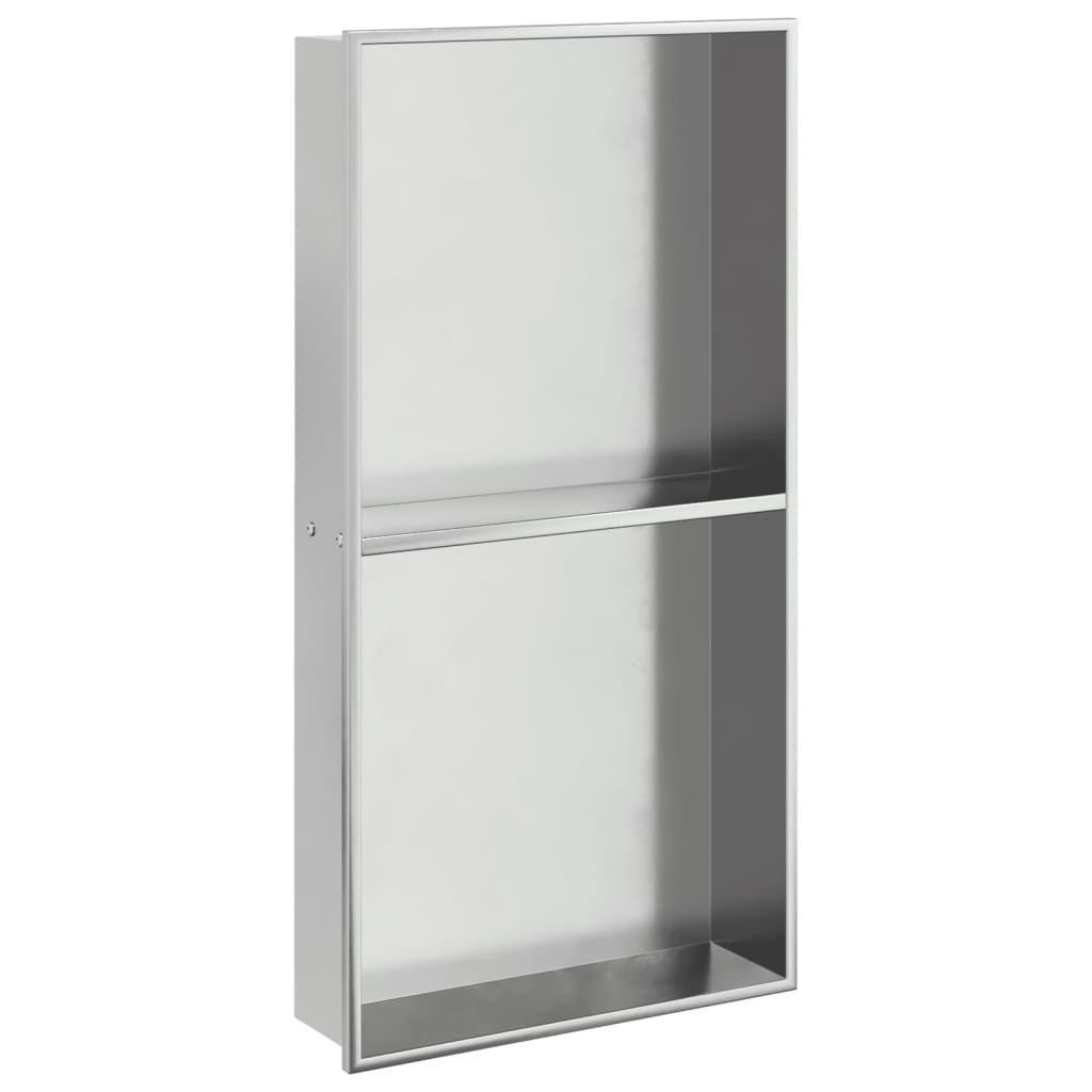 Douchenis 32X62X9 Cm Roestvrijstaal Geborsteld Kleurig