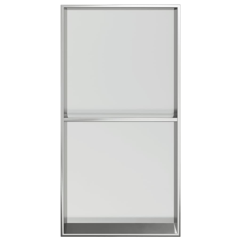 Douchenis 32X62X9 Cm Roestvrijstaal Geborsteld Kleurig