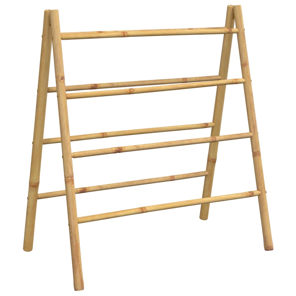 Handdoekladder Met 4 Sporten Bamboe