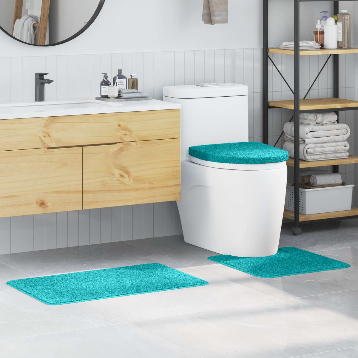 Antislip Badmat Set 3 St 50 X 80 Cm Pp