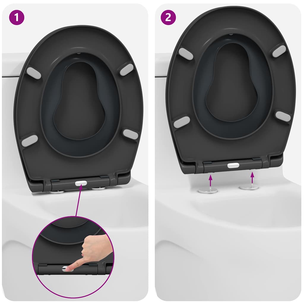 Toiletzitting 47 X 37 X 4 Cm Duroplast