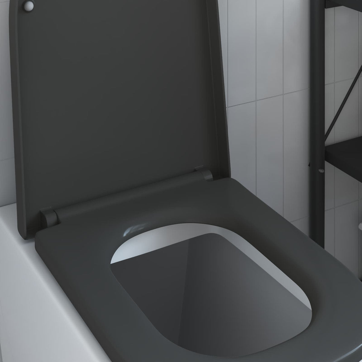 Toiletzitting 47,5 X 35 X 3,6 Cm Duroplast